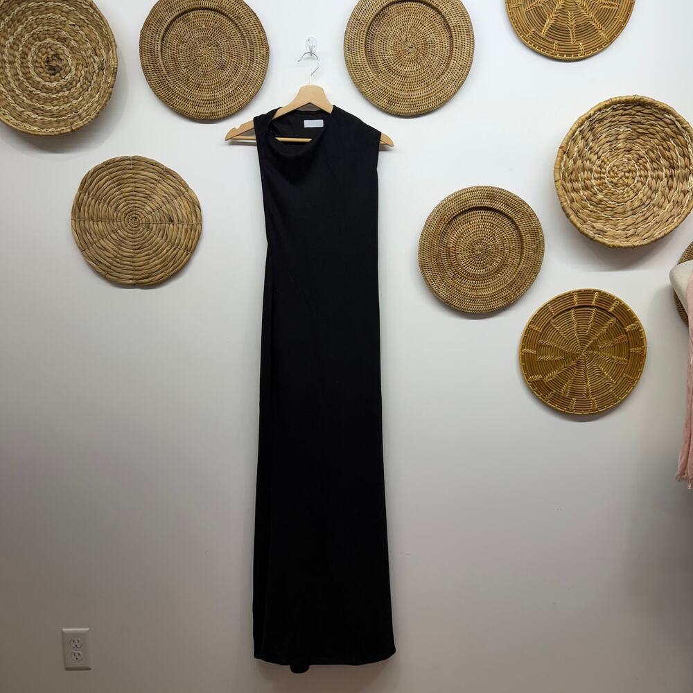 $145 MESHKI Black Sleeveless Maxi Dress Medium